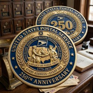 Commemorative USPS 250Th Anniversary Challenge Coin