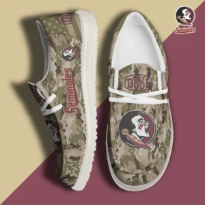 Custom Name NCAA Florida State Seminoles 2026 Hey Dude Shoes