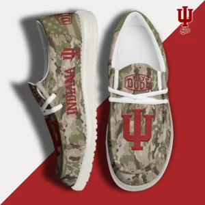 Custom Name NCAA Indiana Hoosiers 2026 Hey Dude Shoes