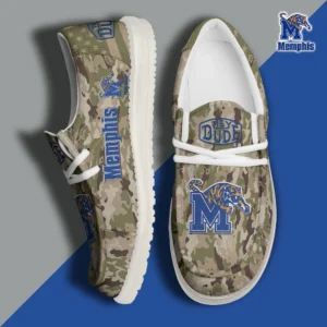 Custom Name NCAA Memphis Tigers 2026 Hey Dude Shoes
