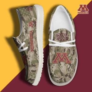 Custom Name NCAA Minnesota Golden Gophers 2026 Hey Dude Shoes