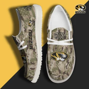 Custom Name NCAA Missouri Tigers 2026 Hey Dude Shoes