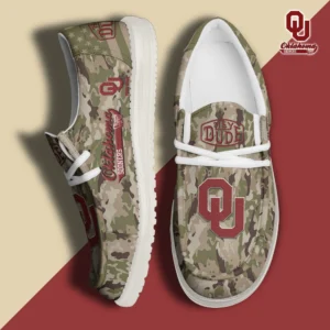Custom Name NCAA Oklahoma Sooners 2026 Hey Dude Shoes