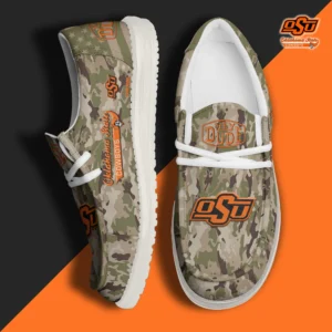 Custom Name NCAA Oklahoma State Cowboys 2026 Hey Dude Shoes