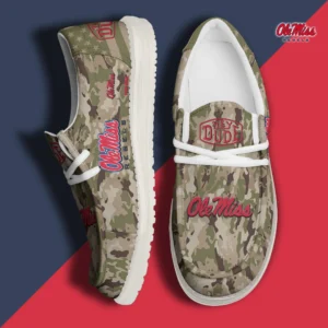 Custom Name NCAA Ole Miss Rebels 2026 Hey Dude Shoes