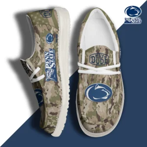 Custom Name NCAA Penn State Nittany Lions 2026 Hey Dude Shoes