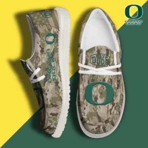 Custom Name NCAA Oregon Ducks 2026 Hey Dude Shoes
