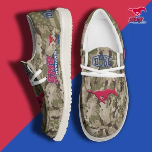 Custom Name NCAA SMU Mustangs 2026 Hey Dude Shoes