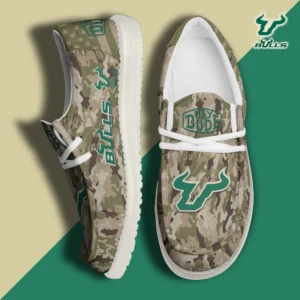 Custom Name NCAA South Florida Bulls 2026 Hey Dude Shoes