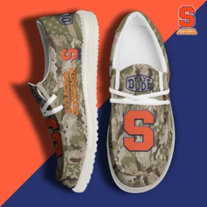 Custom Name NCAA Syracuse Orange 2026 Hey Dude Shoes