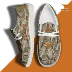 Custom Name NCAA Texas Longhorns 2026 Hey Dude Shoes