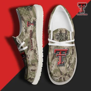 Custom Name NCAA Texas Tech Red Raiders 2026 Hey Dude Shoes