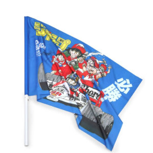 Akira Toriyama Dragon Ball Mclaren Honda F1 Vintage Flag
