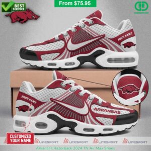 Custom Name Arkansas Razorback 2026 Air Max Shoes Air Cushion Sneakers