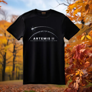 Artemis II Moon Mission NASA Lunar Flight Graphic Shirt