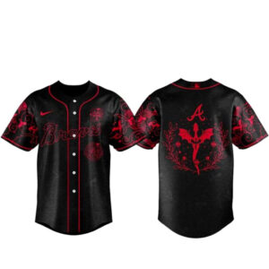 Atlanta Braves Fourth Wings Night 2026 Reds Baseball Jersey
