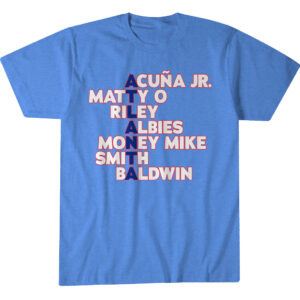 Atlanta Braves Names 2026 T-Shirt
