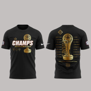Auburn Tigers Men’s Basketball NIT Champions 2026 Locker Room Trophy T-Shirt