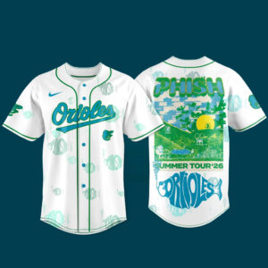 Baltimore Orioles x Phish Summer Tour 2026 Baseball Jersey