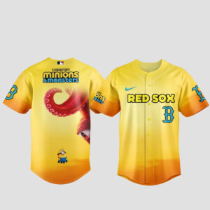 Boston Red Sox x Minions and Monsters 2026 Baseball Jersey