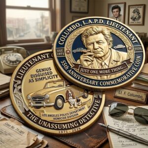 Columbo L.A.P.D Lieutenant 55Th Anniversary Commemorative Coin 2026