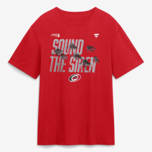 Carolina Hurricanes Red 2026 Stanley Cup Playoffs Hometown Slogan Sound The Siren T-Shirt