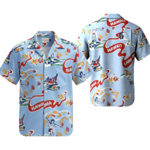 Clear Blue Hawaiian Shirt 2026