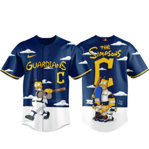 Cleveland Guardians x The Simpsons 2026 Major Gameday Baseball Jersey