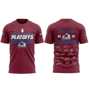 Colorado Avalanche Central Division Champions 2026 T-Shirt