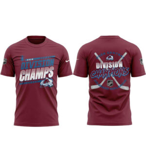 Colorado Avalanche x Central Division Champs 2026 Celebrate T-Shirt