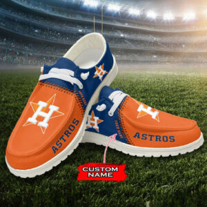 Custom Name Houston Astros New Bean Shoes