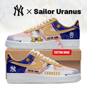 Custom Name New York Yankees x Sailor Uranus 2026 Air Force 1 Shoes Sneakers
