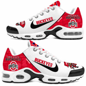 Custom Name Ohio State Buckeyes 2026 Air Max Shoes Air Cushion Sneakers