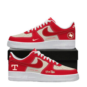 Custom Name Texas Rangers 2026 City Connect Air Force 1 Shoes Sneakers