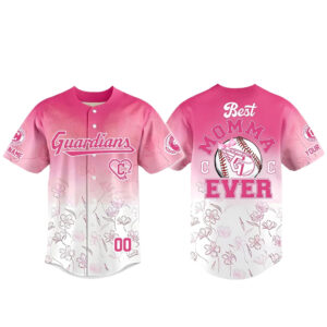 Custom Name and Number Cleveland Guardians Happy Mother’s Day 2026 Pink Baseball Jersey