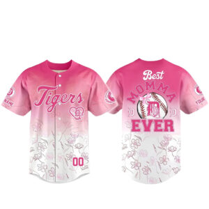 Custom Name and Number Detroit Tigers Happy Mother’s Day 2026 Baseball Jersey
