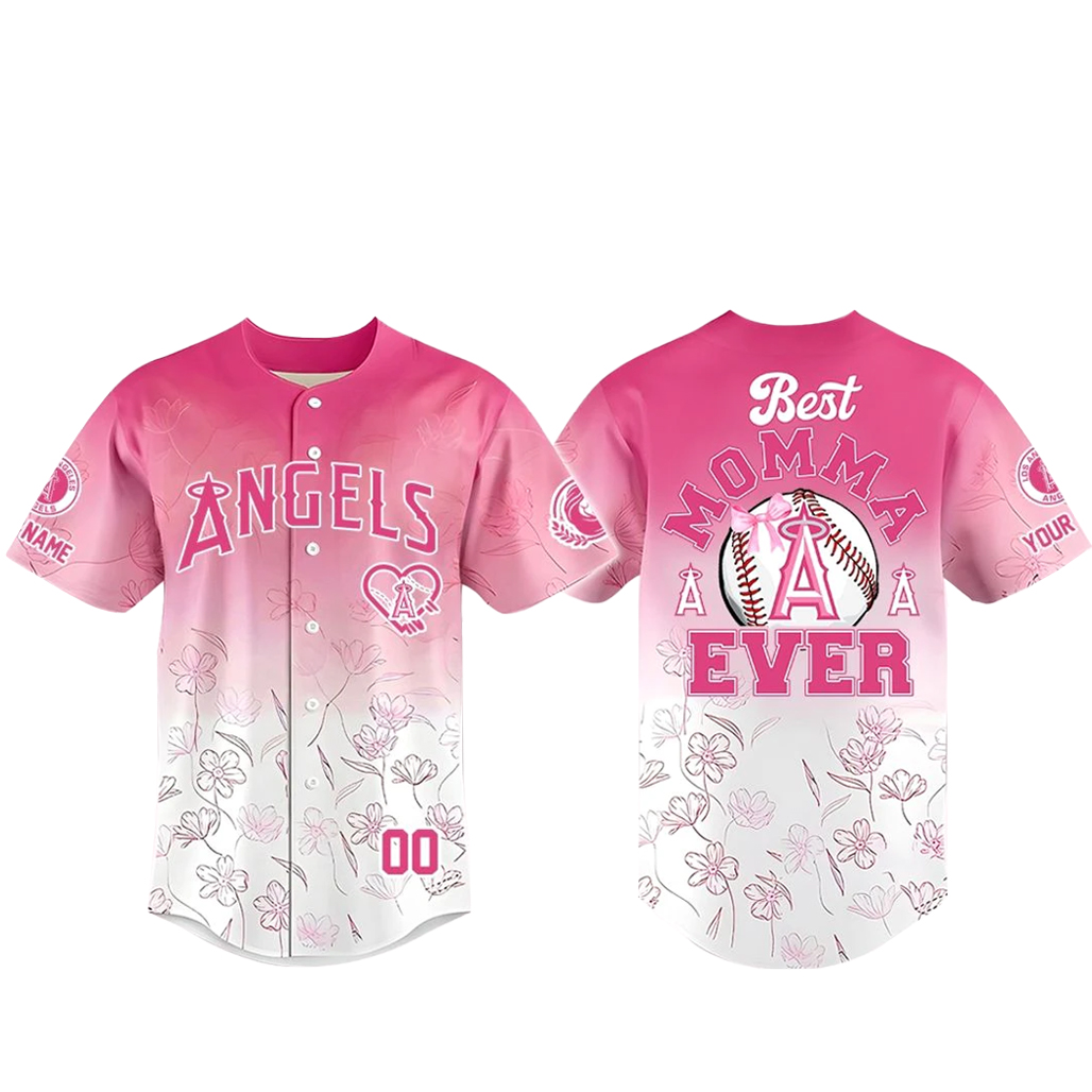 Custom Name and Number Los Angeles Angels Happy Mother’s Day 2026 Baseball Jersey 1 Custom Name and Number Los Angeles Angels Happy Mother’s Day 2026 Baseball Jersey
