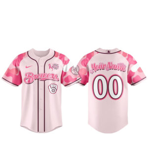 Custom Name and Number Milwaukee Brewers Mother’s Day 2026 Baseball Jersey