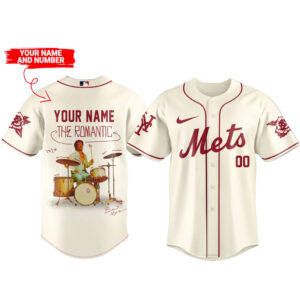 Custom Name and Number New York Mets x Bruno Mars The Romantic Tour 2026 Baseball Jersey