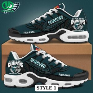 Custom Name Philadelphia Eagles 2026 Air Max Shoes Air Cushion Sneakers