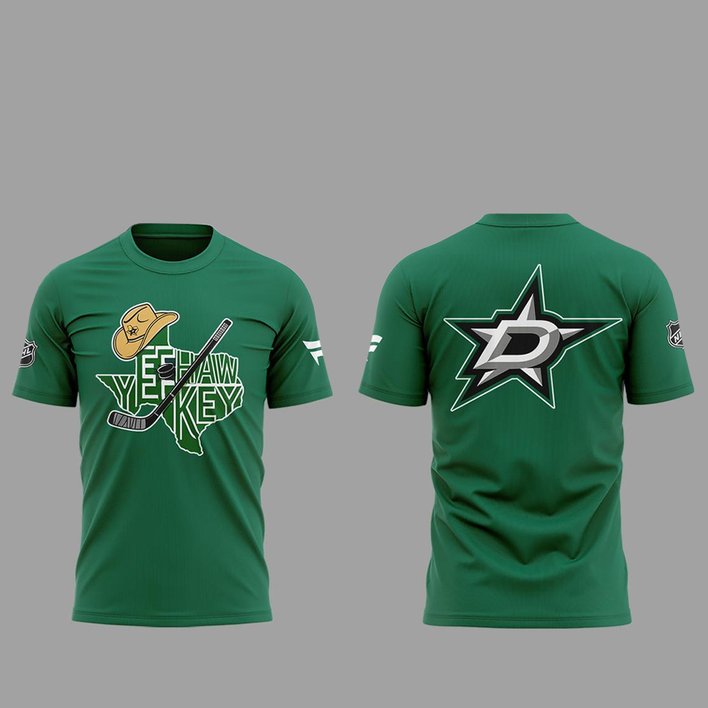 Dallas Stars 2026 Yeehawkey Country Night Shirt 1 Dallas Stars 2026 Yeehawkey Country Night T-Shirt