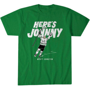 Dallas Stars Wyatt Johnston Here's Johnny T-Shirt
