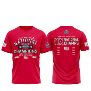 Denver Pioneers Men’s Hockey 2026 National Champions T-Shirt