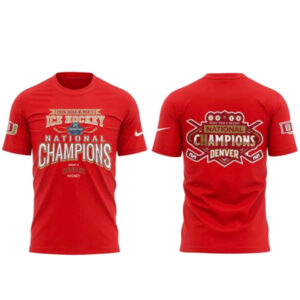 Denver Pioneers NCAA Frozen Four Men’s Ice Hockey National Champions 2026 T-Shirt