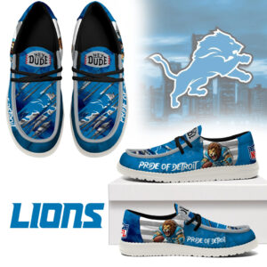 Detroit Lions Pride Of Detroit New Bean Shoes
