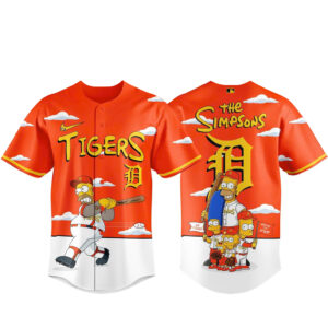 Detroit Tigers x The Simpsons 2026 Major Gameday Baseball Jersey