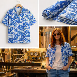 Doctor Who Season 5 Marks And Spencer Blue Harbour Hawaiian Shirt