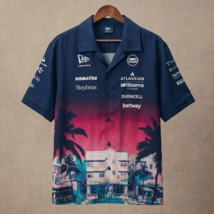 F1 Williams Racing Miami 2026 Hawaiian Shirt