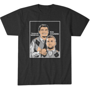 Fernando Mendoza & Kirk Cousins Family Portrait T-Shirt