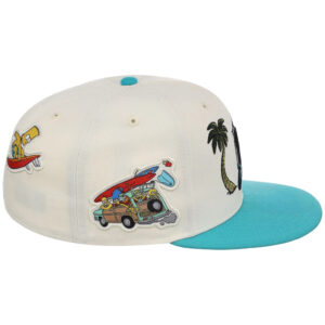 Florida Marlins Baseball League Simpsons Palm Tree Snapback Cap 2026